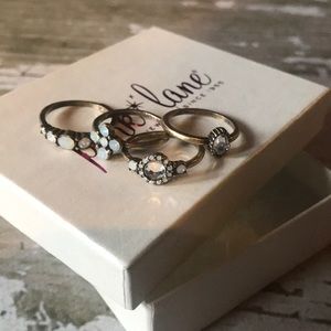Stacked ring set